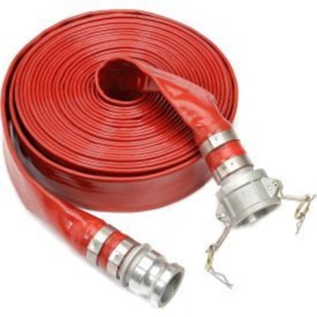 BE PRESSURE SUPPLY 2" Industrial Discharge Hose Kit - 50'L, 150 PSI 85.400.097